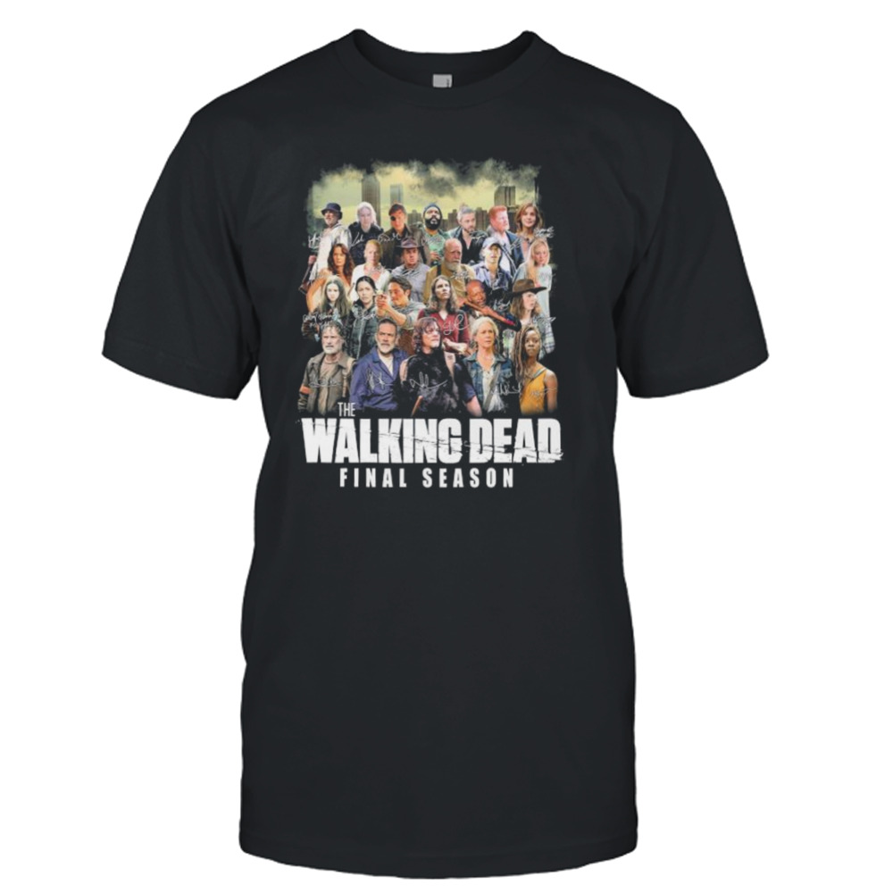 The Walking Dead Final Season signatures shirt
