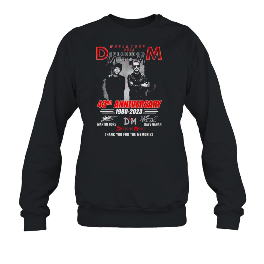 World Tour 2023 Depech Mode Memento Mori 43rd Anniversary 1980-2023 ...