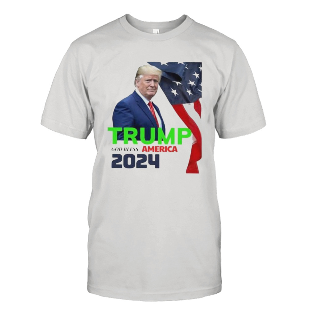 trump God bless America 2024 shirt
