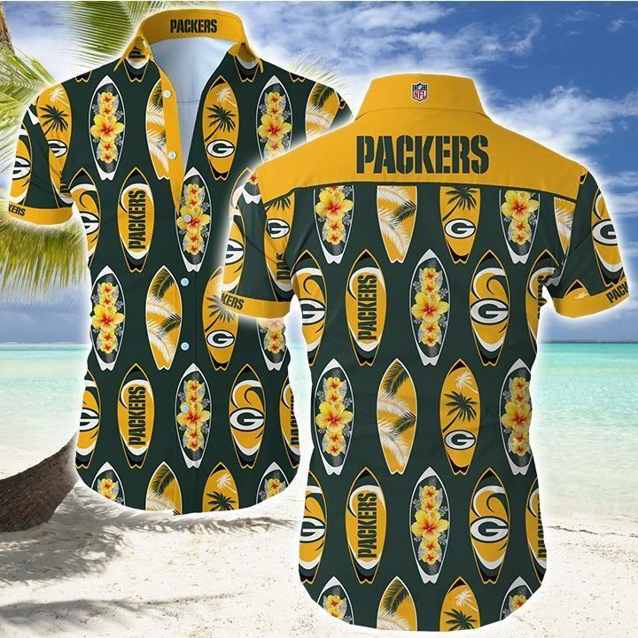 Best Green Bay Packers Hawaiian Aloha Shirt Limited Edition Gift