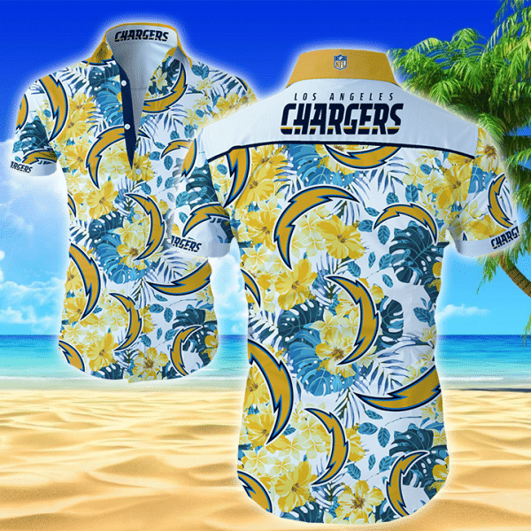 Best Los Angeles Chargers Hawaiian Aloha Shirt For Awesome Fans