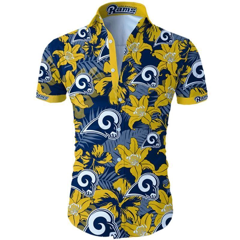 Best Los Angeles Rams Hawaiian Shirt For Hot Fans