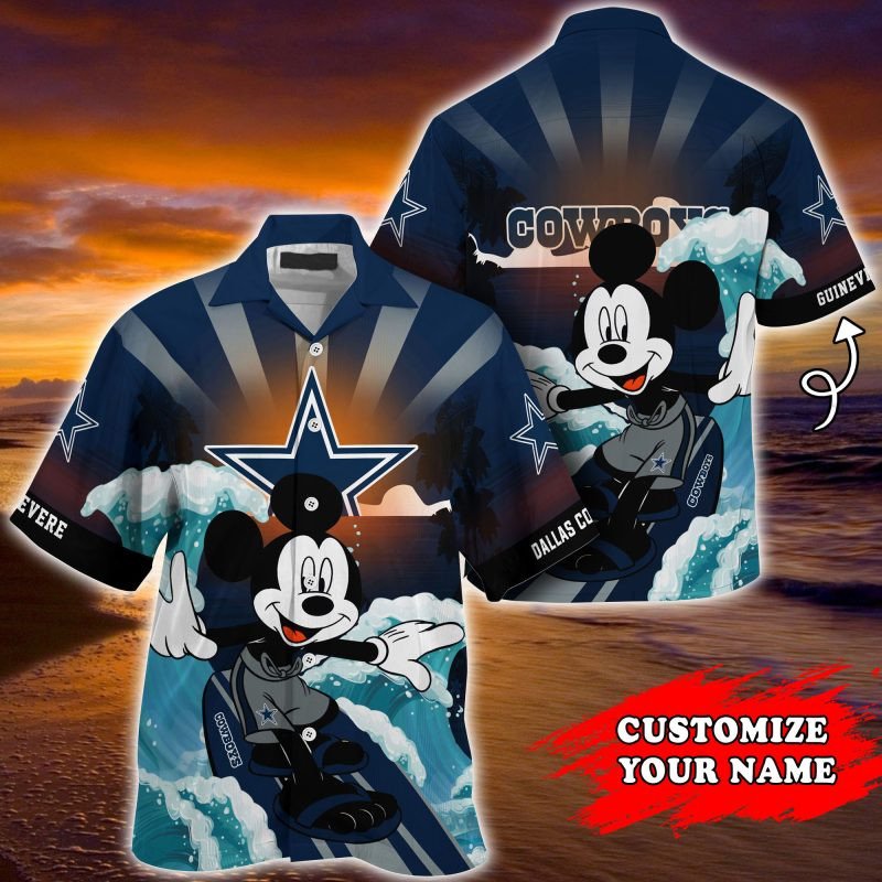 Dallas Cowboys NFL Summer Customized Hawaiian Shirt