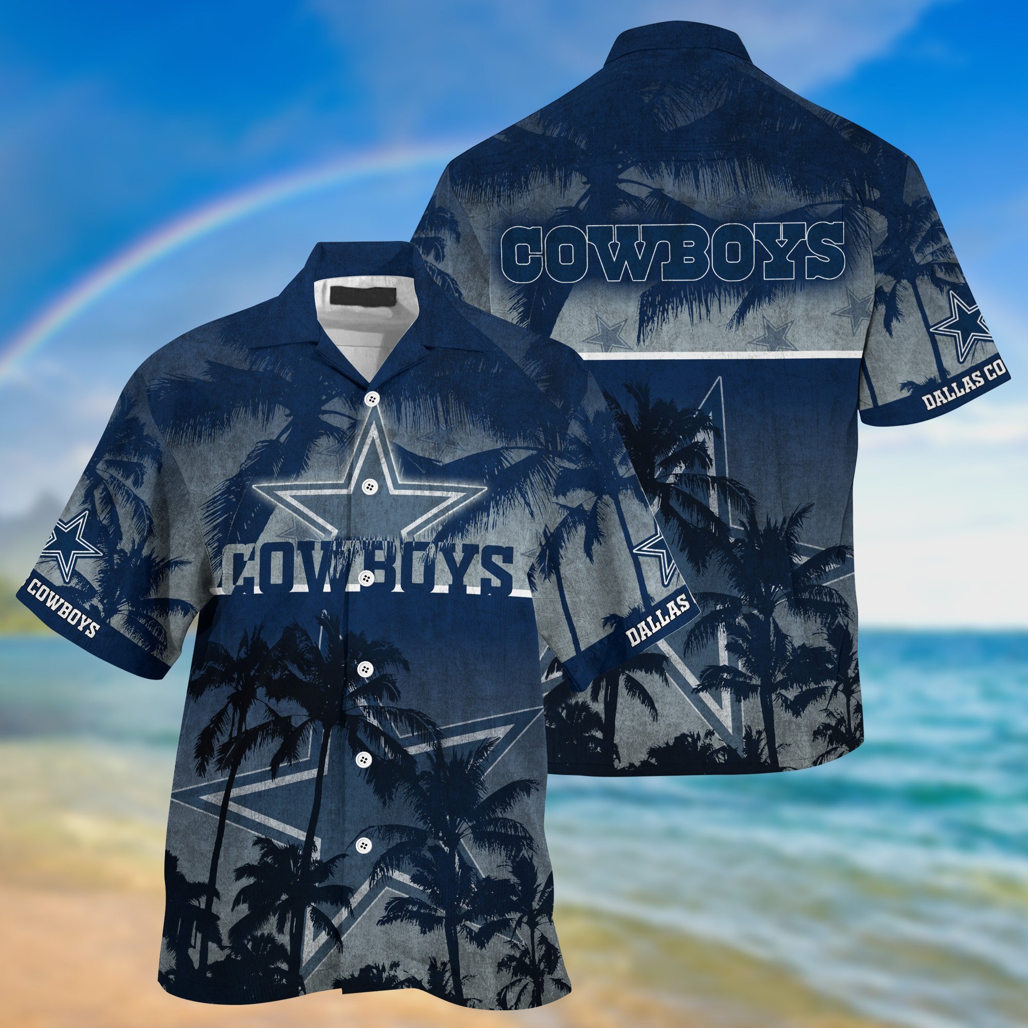 Dallas Cowboys NFL Summer Hawaiian Shirt And Shorts