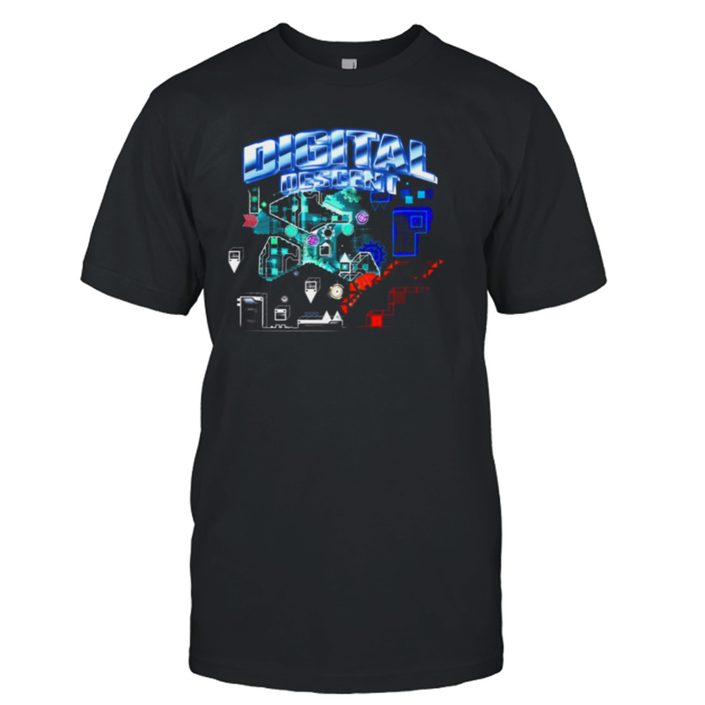 Digital Descent Geometry Dash shirt