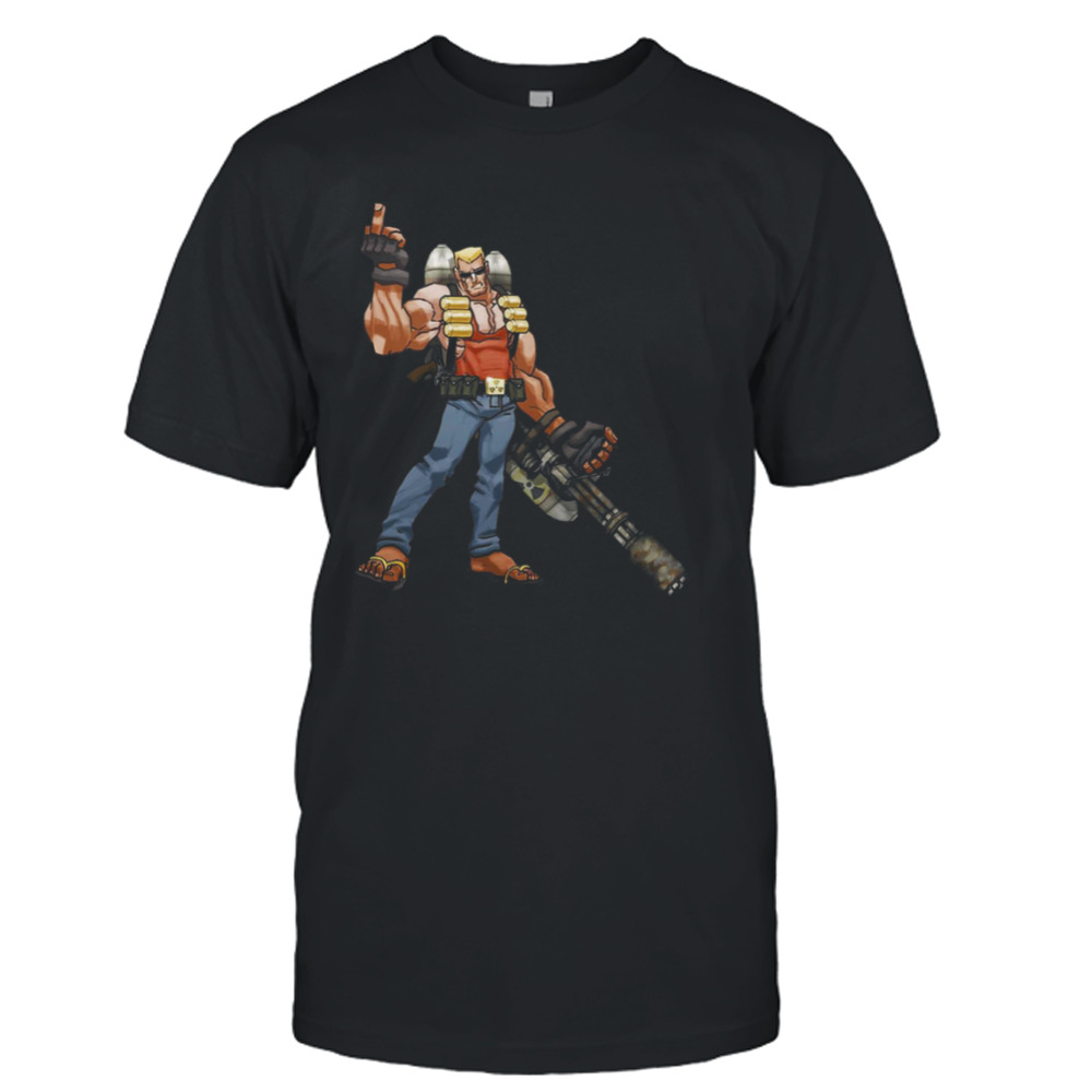Giving The Finger Duke Nukem 3d shirt