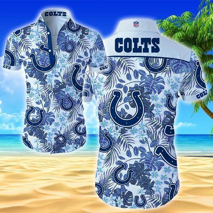 Great Indianapolis Colts Hawaiian Shirt For Hot Fans