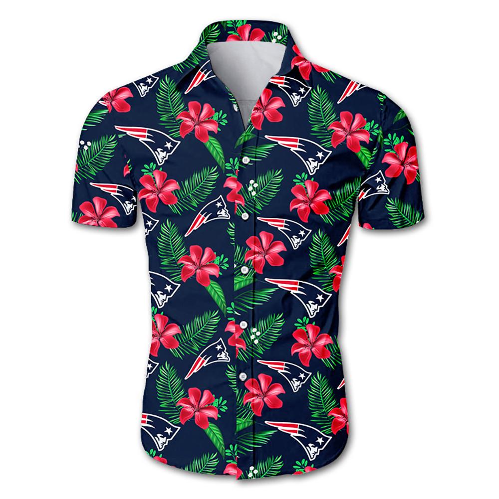 Great New England Patriots Hawaiian Shirt For Sale