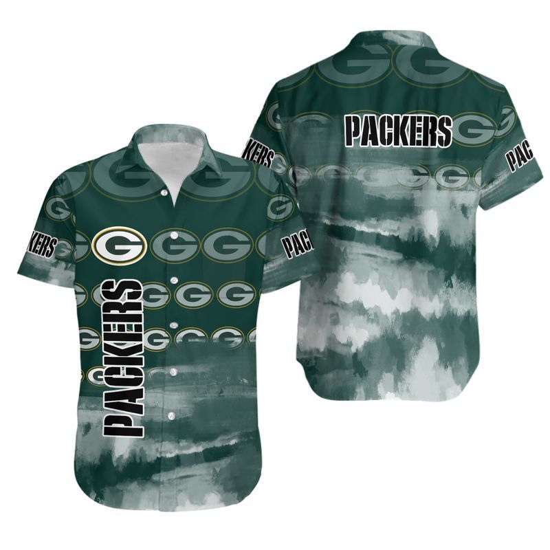 Green Bay Packers NFL Gift For Fan Hawaiian Graphic Print Short Sleeve
