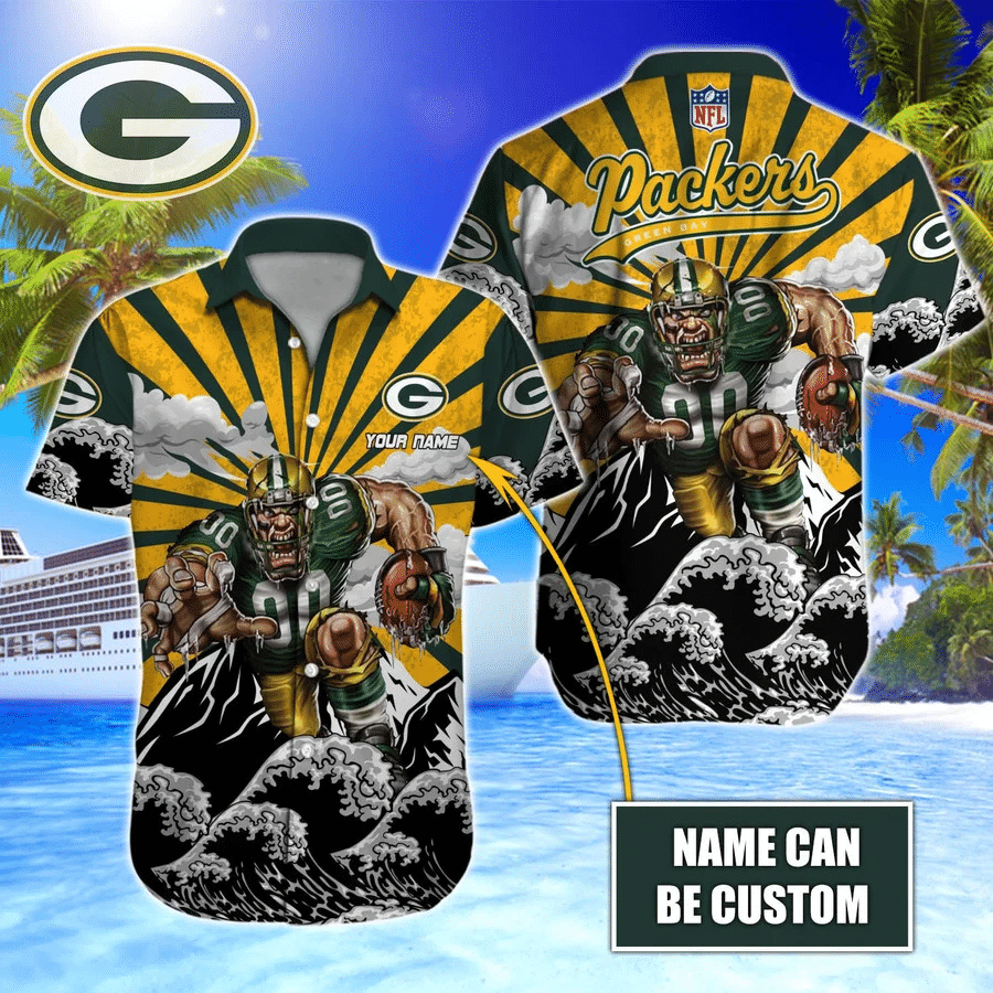 Green Bay Packers NFL Men Hawaiian Shirt