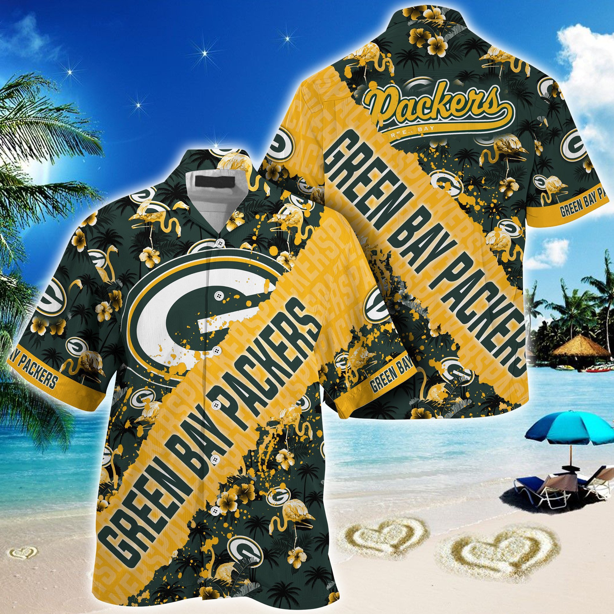 Green Bay Packers NFL Trending Summer Hawaiian Shirt With Tropical Patterns