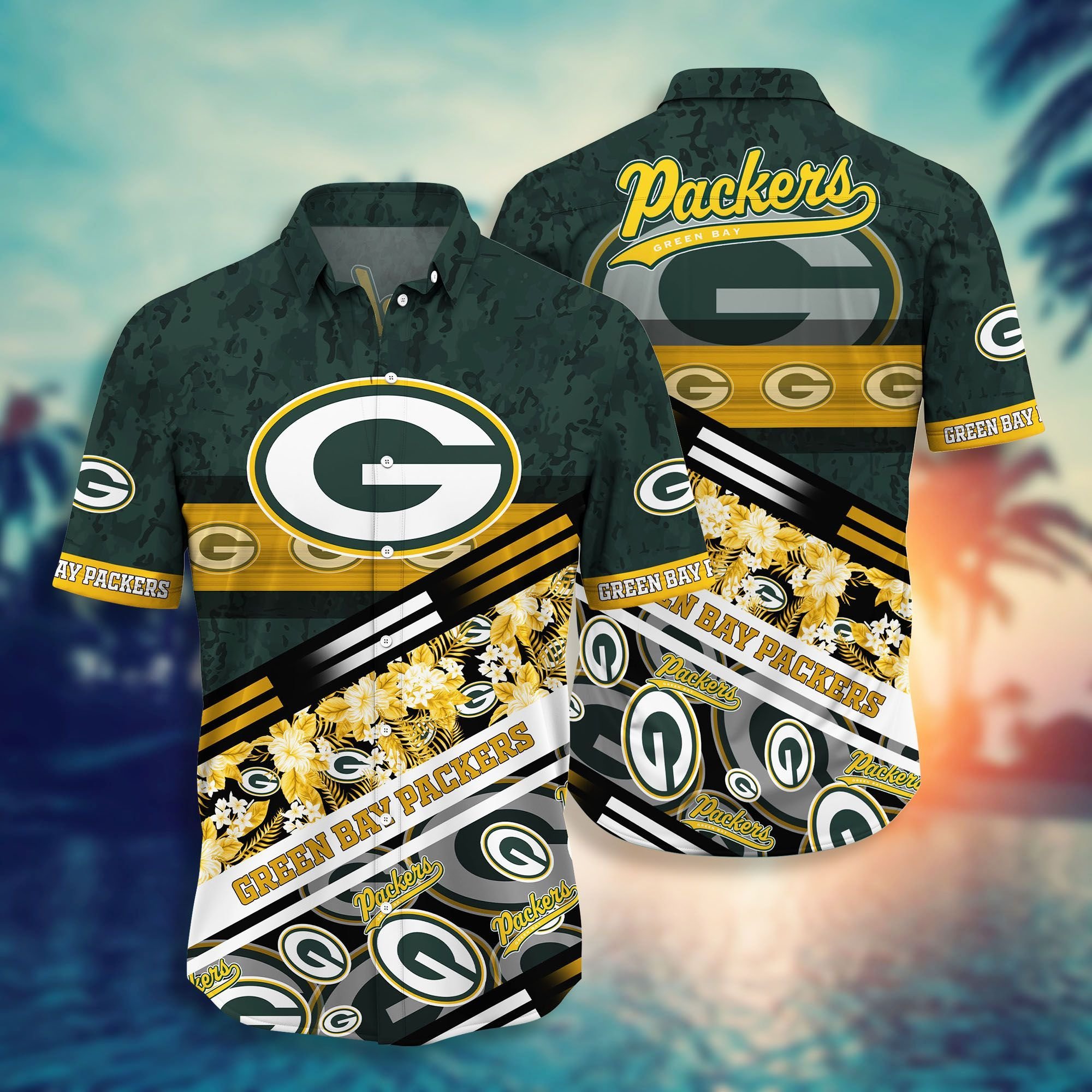 Green Bay Packers Shirt Short Style Hot Trending