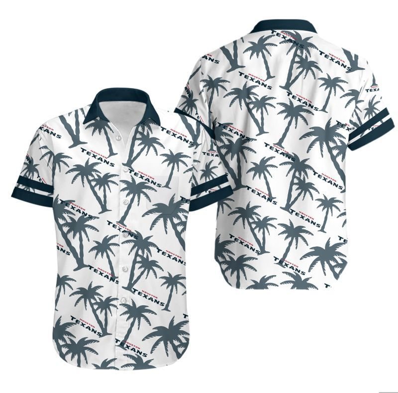 Houston Texans Coconut Tree NFL Gift For Fan Hawaii Shirt and Shorts S