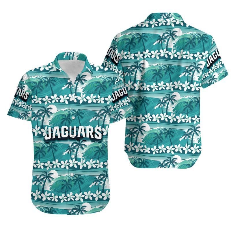 Jacksonville Jaguars Coconut Trees NFL Gift For Fan Hawaii Shirt and S