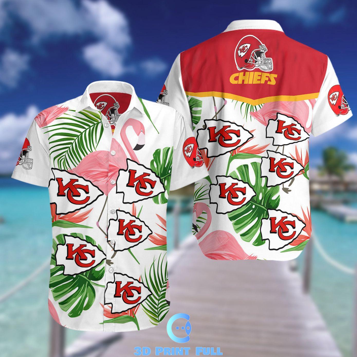 Kansas City Chiefs Hawaiian Beach shirt