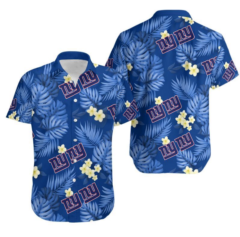 New York Giants NFL Gift For Fan Hawaii Shirt and Shorts Summer Collec