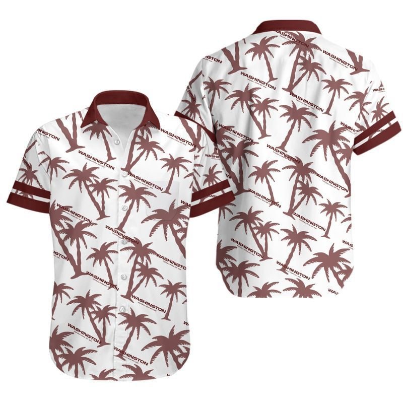 Washington Football Team Coconut Tree NFL Gift For Fan Hawaii Shirt