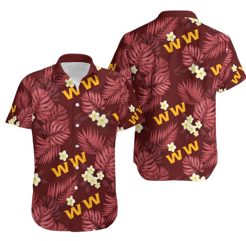 Washington Football Team NFL Gift For Fan Hawaii Shirt and Shorts Summer