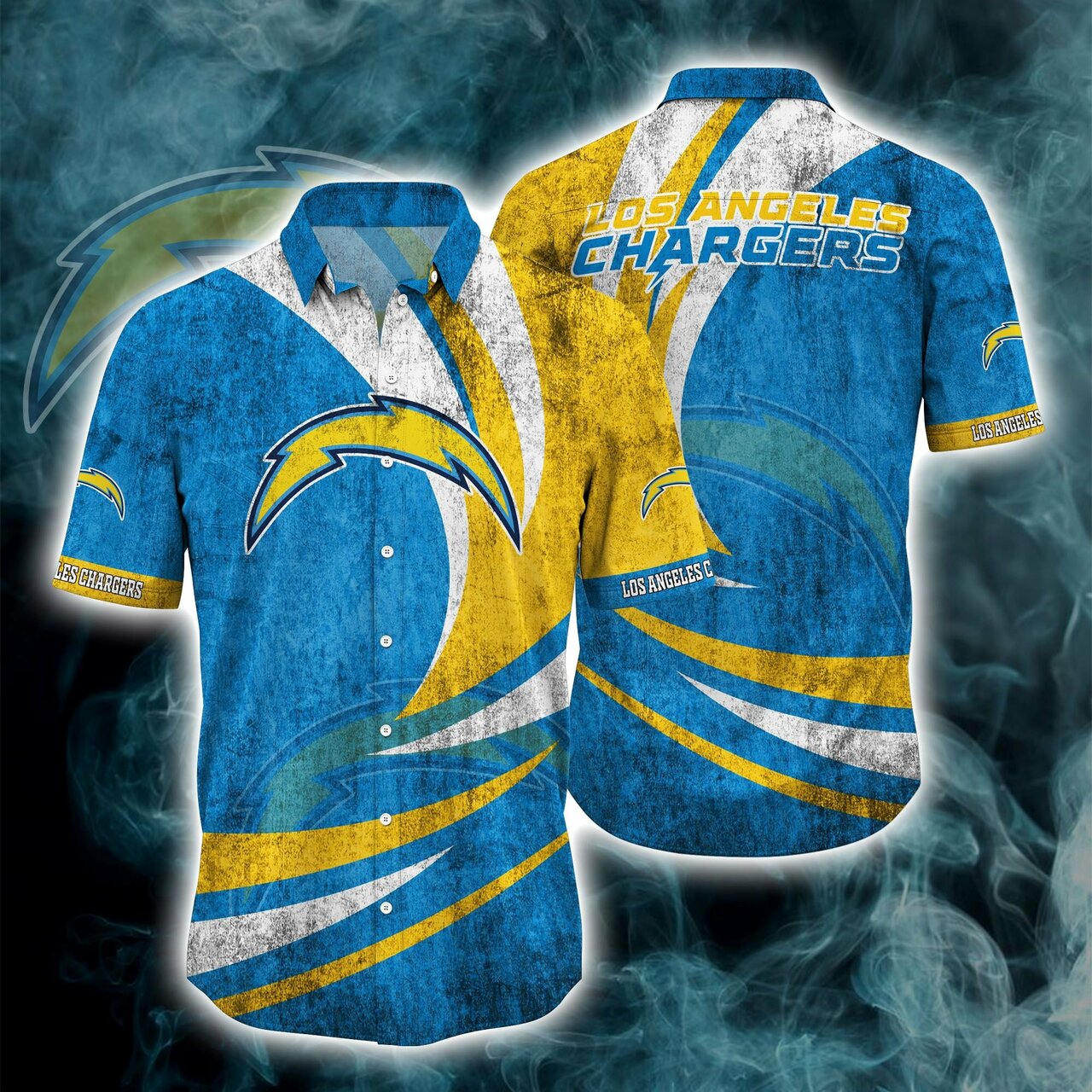 Los Angeles Chargers Blue Color LA Team NFL Limited T-shirt Hawaiian Shirt