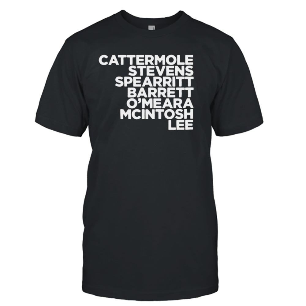 Cattermole Stevens Spearritt Barrett O Meara Mcintosh Lee Shirt
