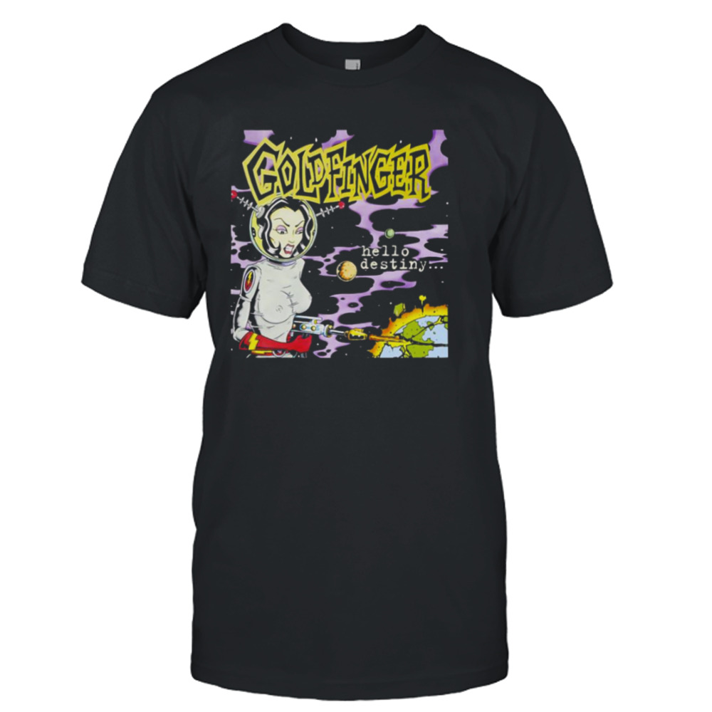 Great Model Goldfinger Band Retro shirt
