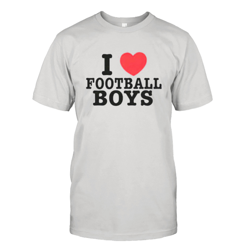 I love Football boys shirt