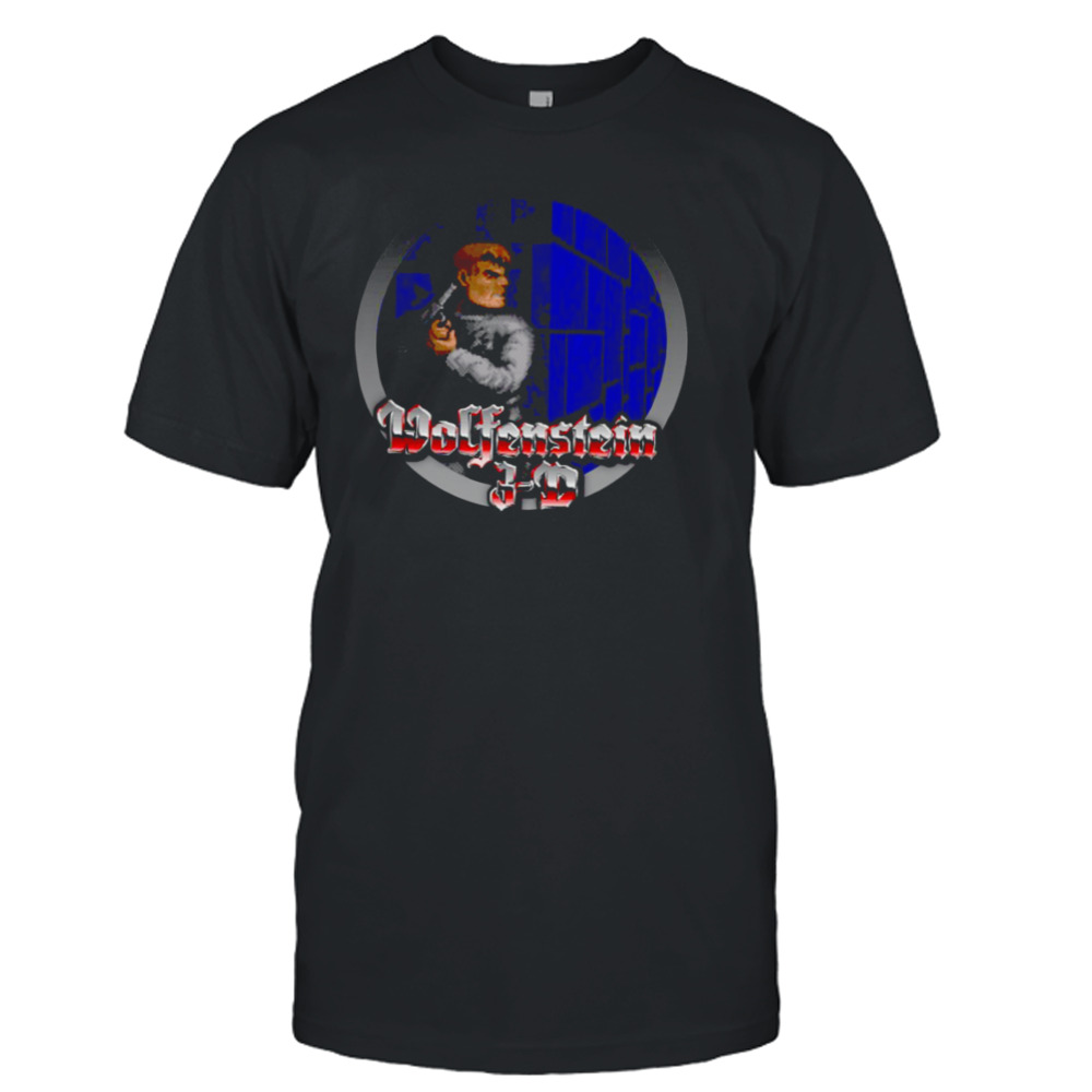 Round Design Wolfenstein 3 D shirt