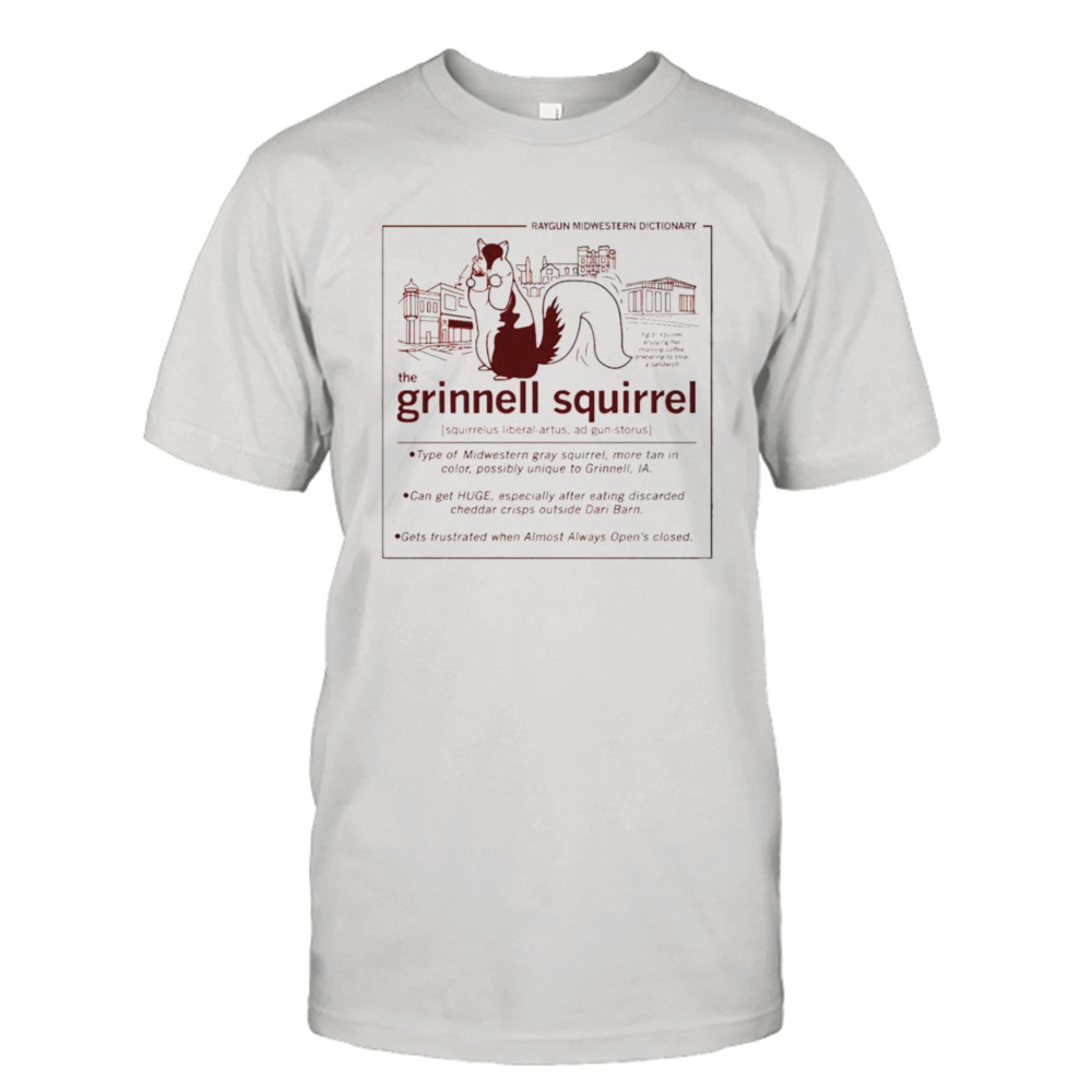 The Grinnell squirrel definition shirt