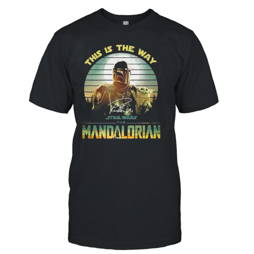 This Is The Way Star Wars The Mandalorida And Yoda Vintage Shirt