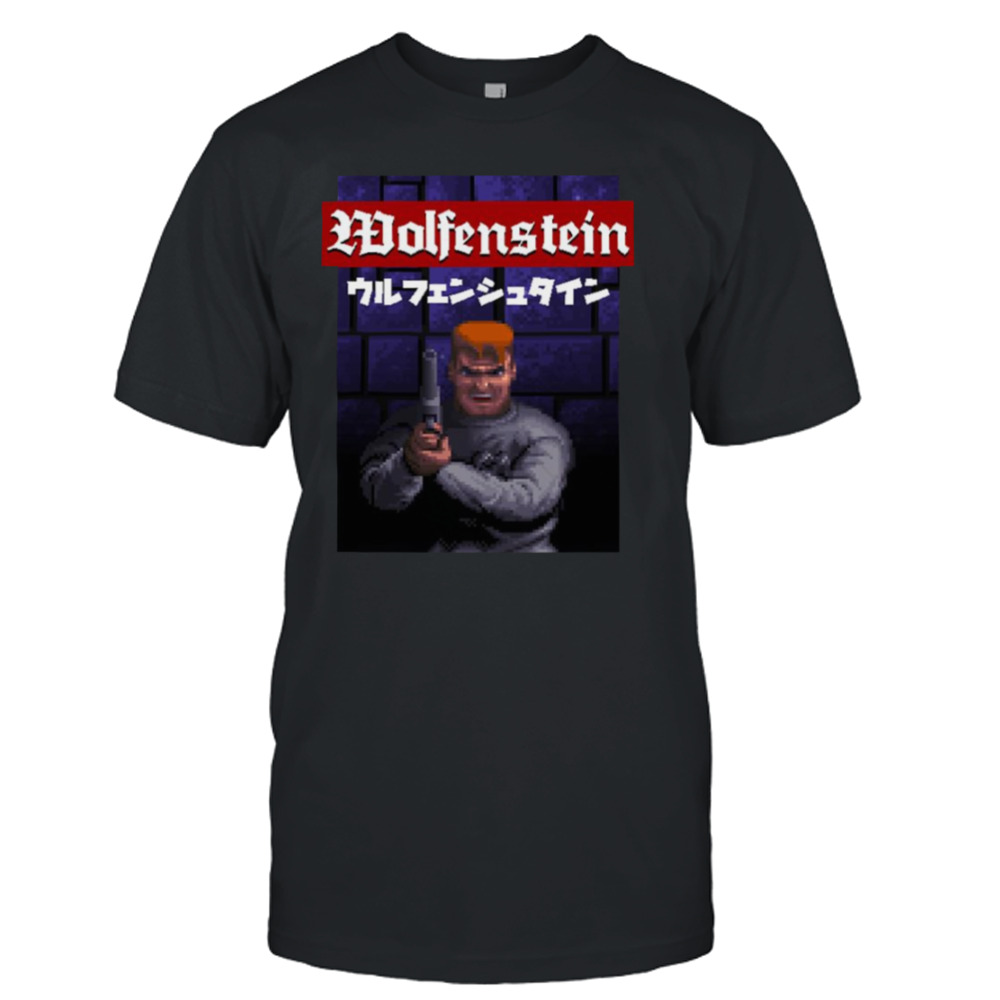 Wolfenstein Kanji Logo Wolfenstein 3d shirt