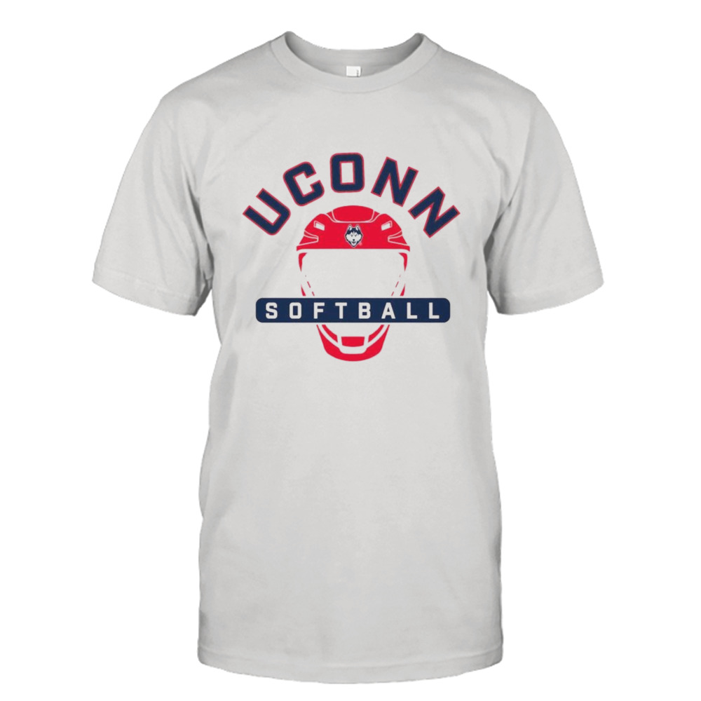 uconn Huskies catcher softball helmet shirt