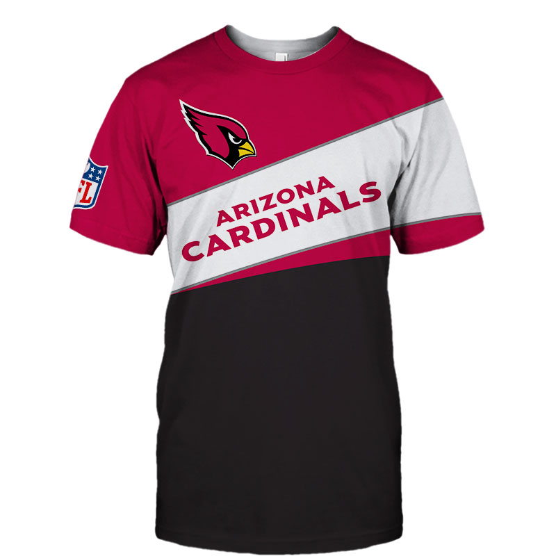 Arizona Cardinals T-Shirt 3D new style Short Sleeve gift for fan