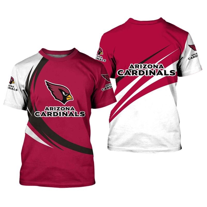 Arizona Cardinals T-shirt curve Style gift for men