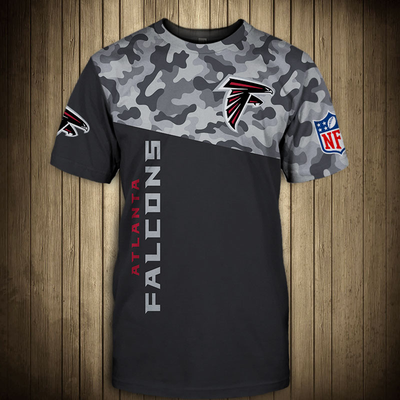 Atlanta Falcons T-Shirt 3D Military Short Sleeve O Neck gift for fan