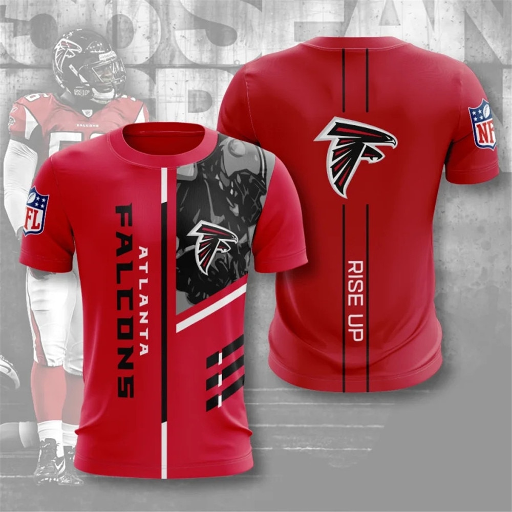 Atlanta Falcons T-shirt 3D Performance Short Sleeve