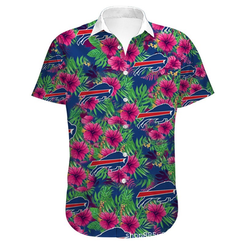 Buffalo Bills Hawaiian Shirt flower summer 2022 gift for fans