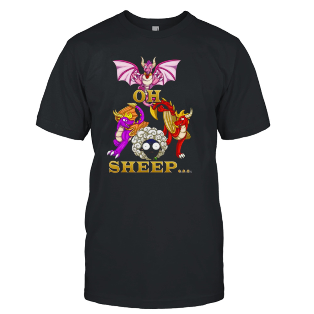 Oh Sheep Spyro The Dragon shirt