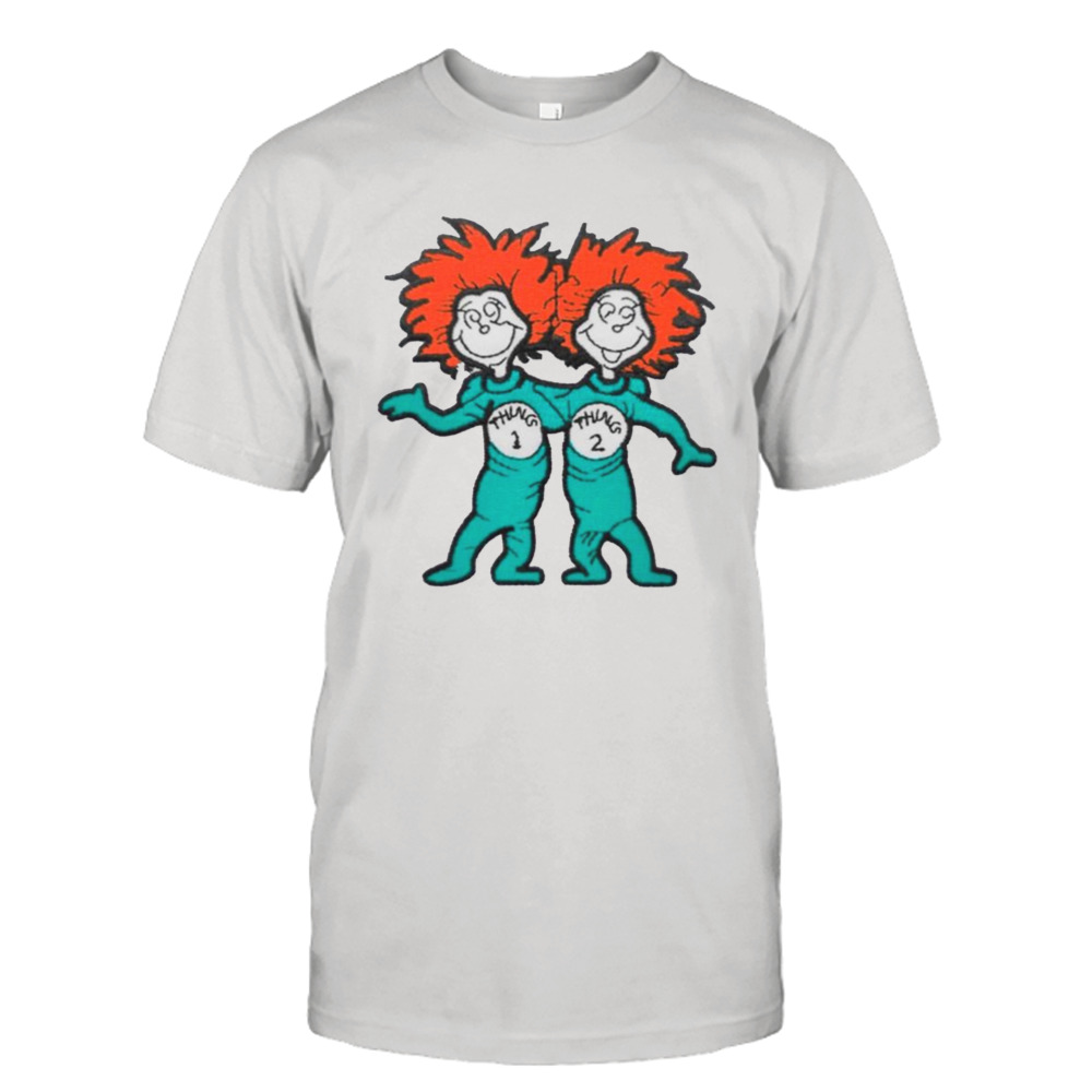 Thing 2 Emblem Red Dr Seuss shirt