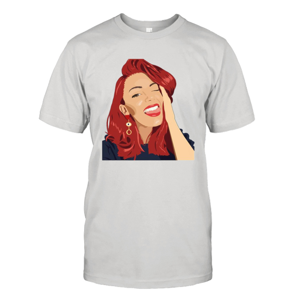 Animated Portrait Dianne Buswell shirt