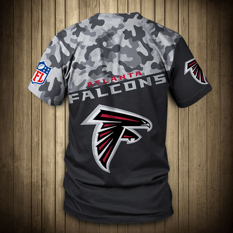 Atlanta Falcons T-Shirt 3D Military Short Sleeve O Neck gift for fan