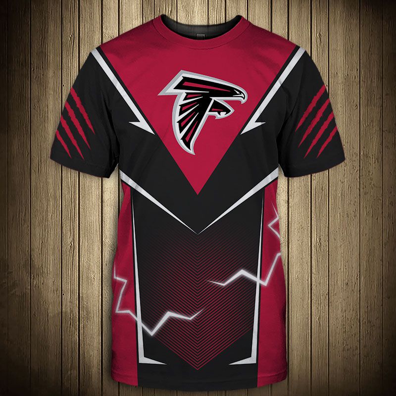 Atlanta Falcons T-shirts lightning graphic gift for men