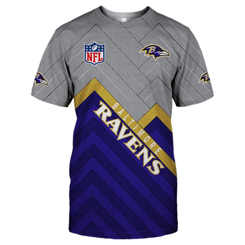 Baltimore Ravens T-shirt Short Sleeve custom cheap gift for fans