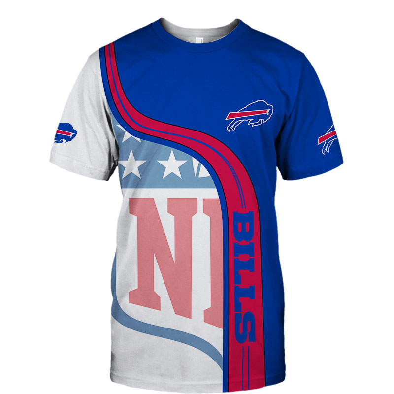Buffalo Bills T-shirt 3D summer 2020 Short Sleeve gift for fan