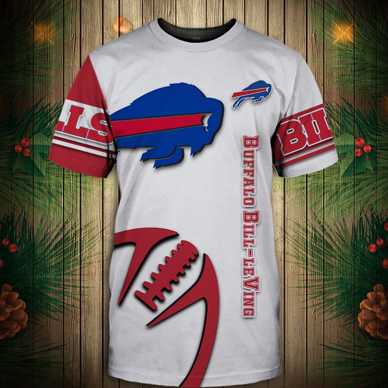 Buffalo Bills T-shirt Graphic balls gift for fans