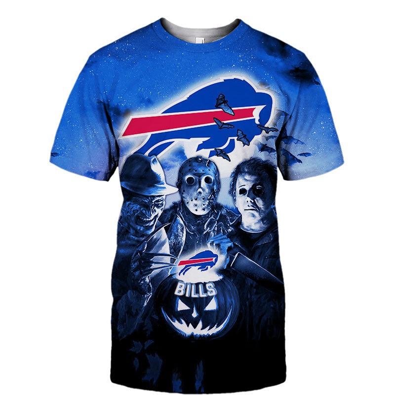 Buffalo Bills T-shirt Halloween Horror Night gift for fan