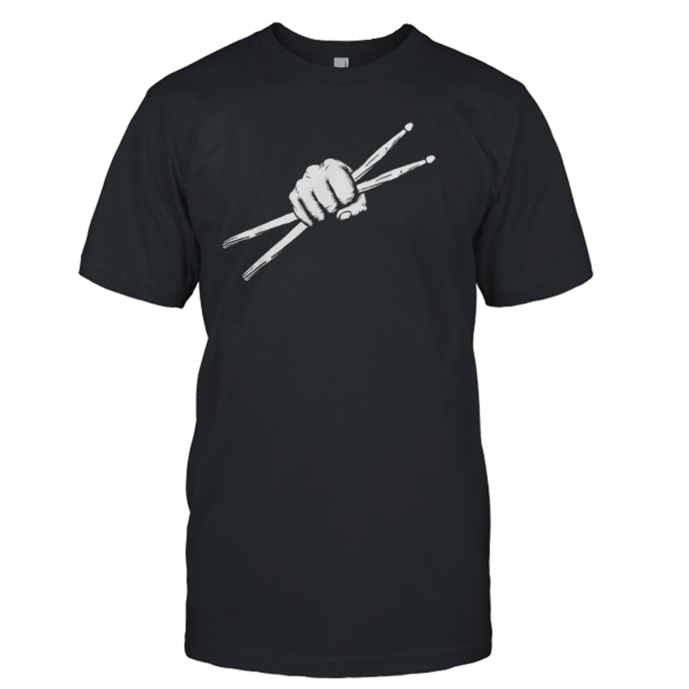 Drumsticks drummer drumset drums T-shirt