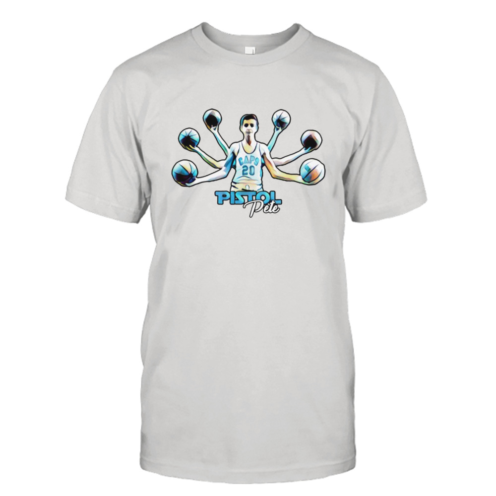Pistol Pete Caps 20 basketball shirt