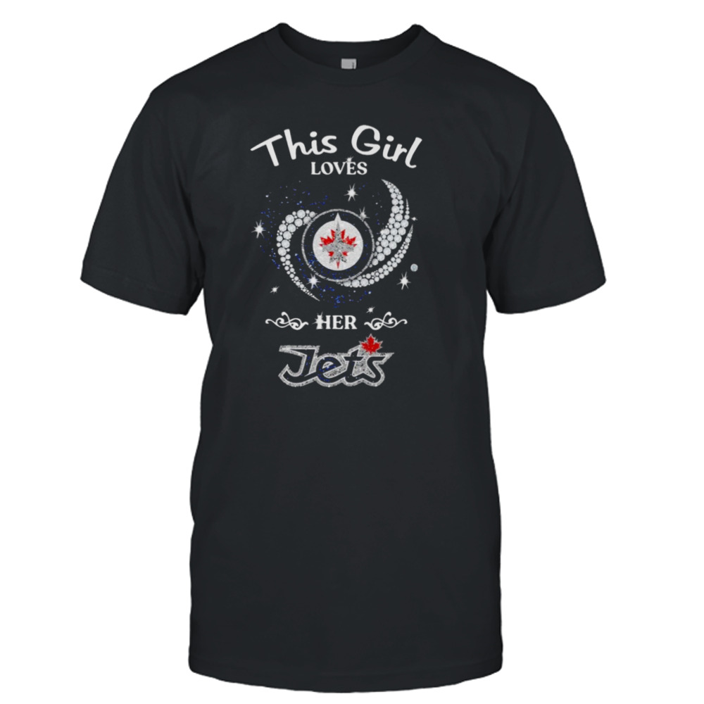 This girl loves her winnipeg jets 2023 T shirt