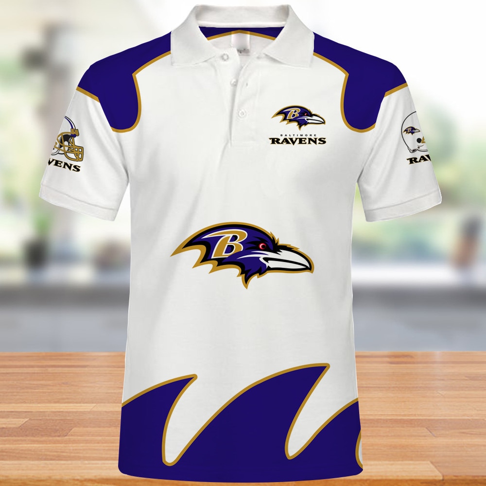 Baltimore Ravens Polo Shirts Summer gift for fans