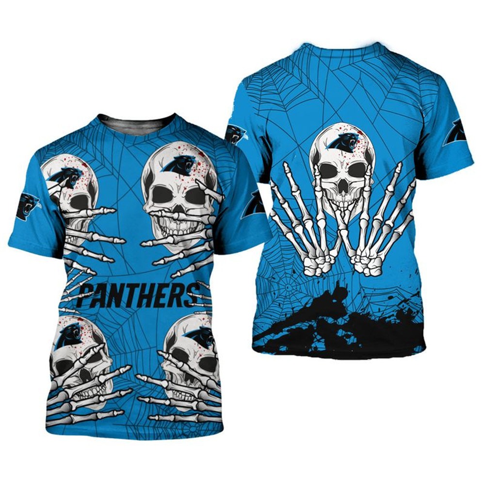 NEW FASHION 2023 Carolina Panthers T-shirts lightning graphic gift for men